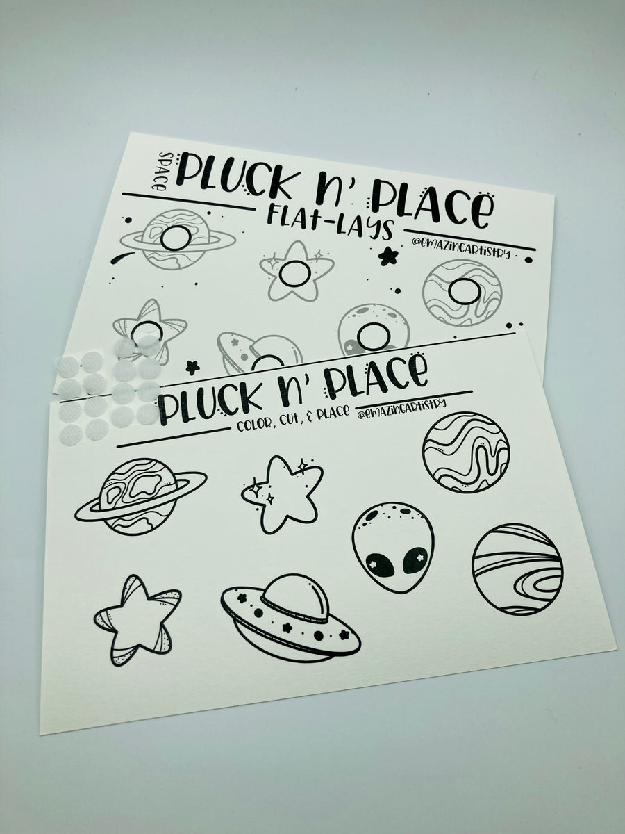 SPACE PLUCK N PLACE – Plop Acuarelas