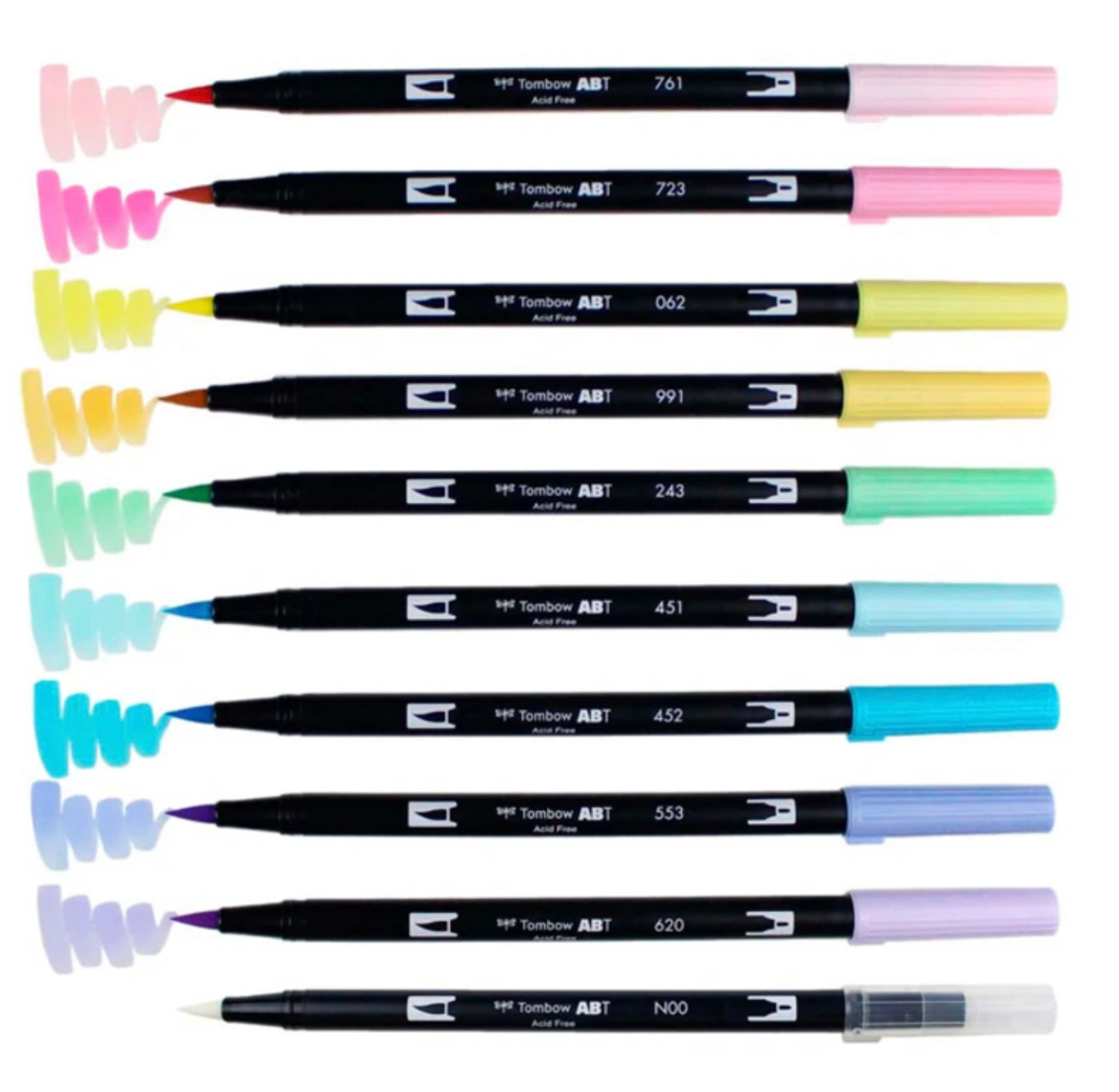 Tombow Dual Brush Pens Pastel Palette – Plop Acuarelas